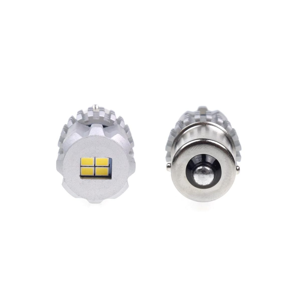 Set Becuri Auto Cu Led Canbus Compatibil P21 R5W/R10W 22 Smd Alb 12V/24V, Destinat Competitiilor Auto Sau Off-Road