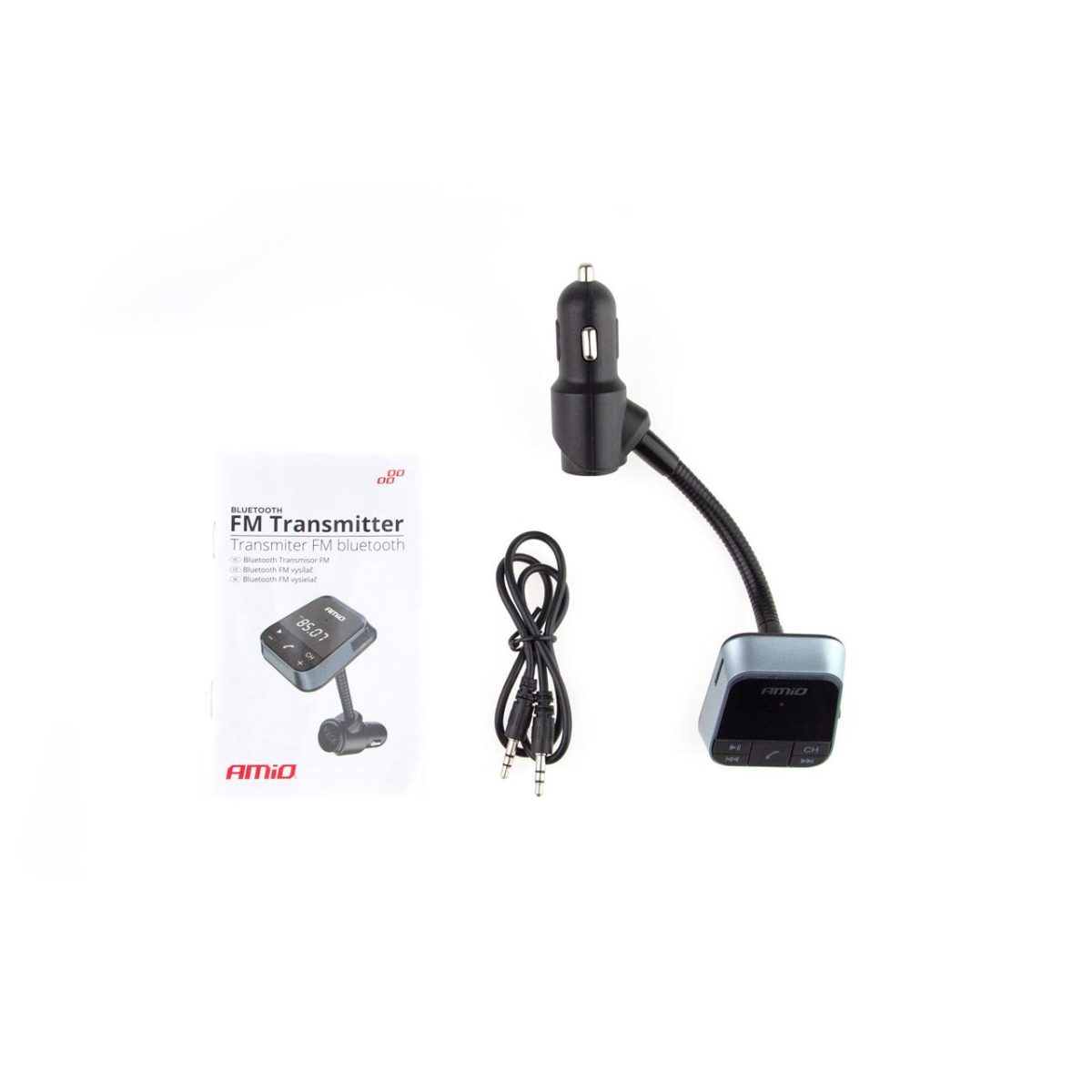 Modulator Fm Bluetooth, Dual Usb 2.4A, Microsd