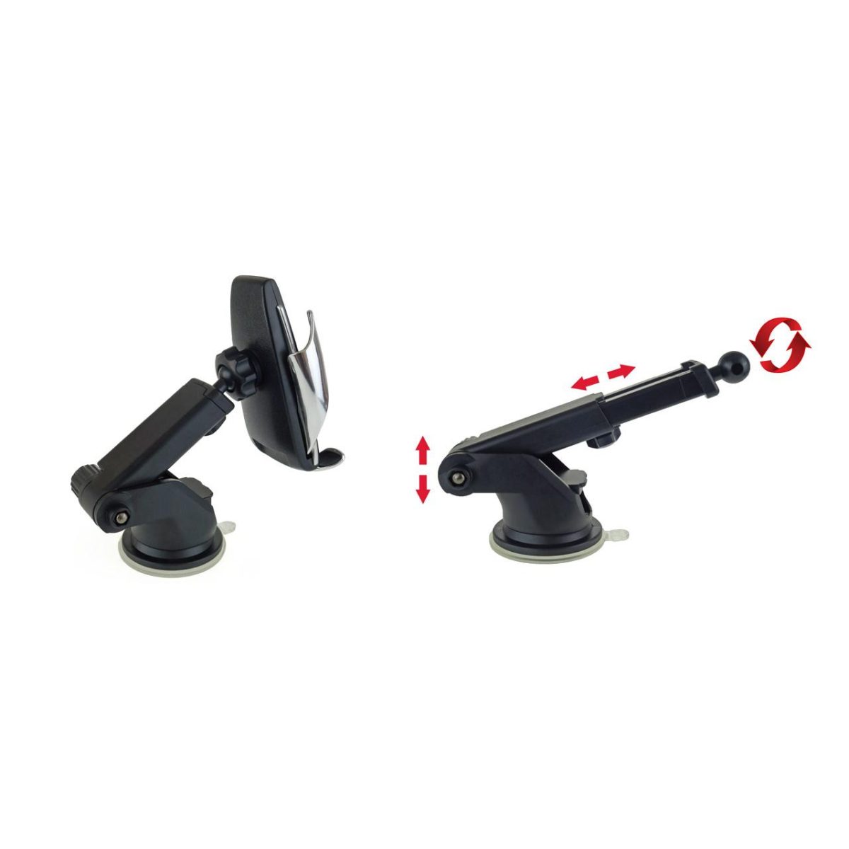 Suport Auto Inteligent Pentru Telefon Cu Incarcare Wireless Phw-01