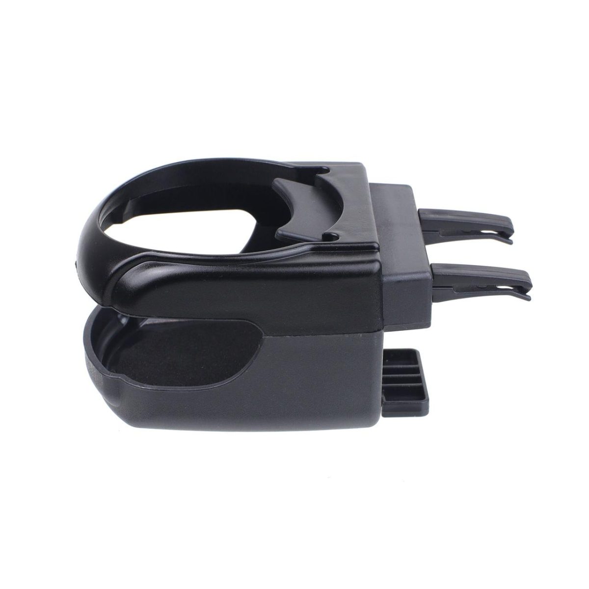 Suport Auto Universal Pentru Pahare, Montaj In Grila De Ventilatie, Culoare Neagra, Dh-03