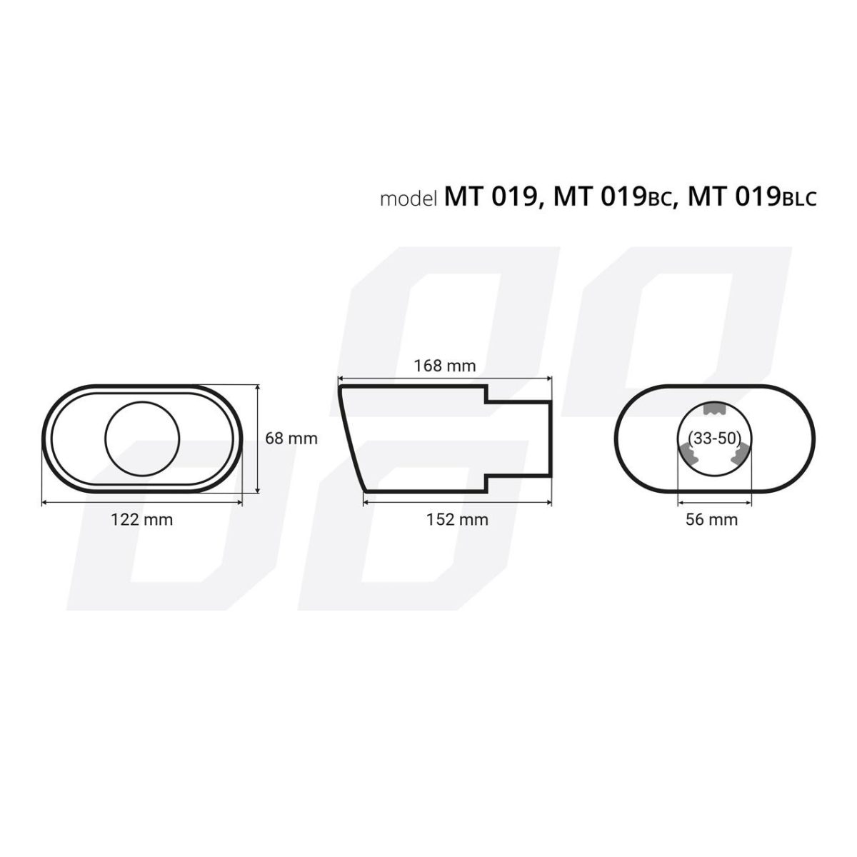Ornament Toba Esapament Din Otel Inoxidabil Mt 019Bc