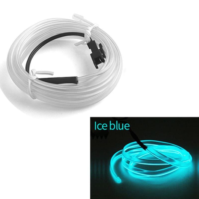 3adbdf62f5f036797d6be88b04b73b02771bce96_original_8cwi-hv-3.jpeg Fir Neon Auto "EL Wire" culoare Albastru Turcoaz, lungime 5M, alimentare 12V, droser inclus - imagine 1