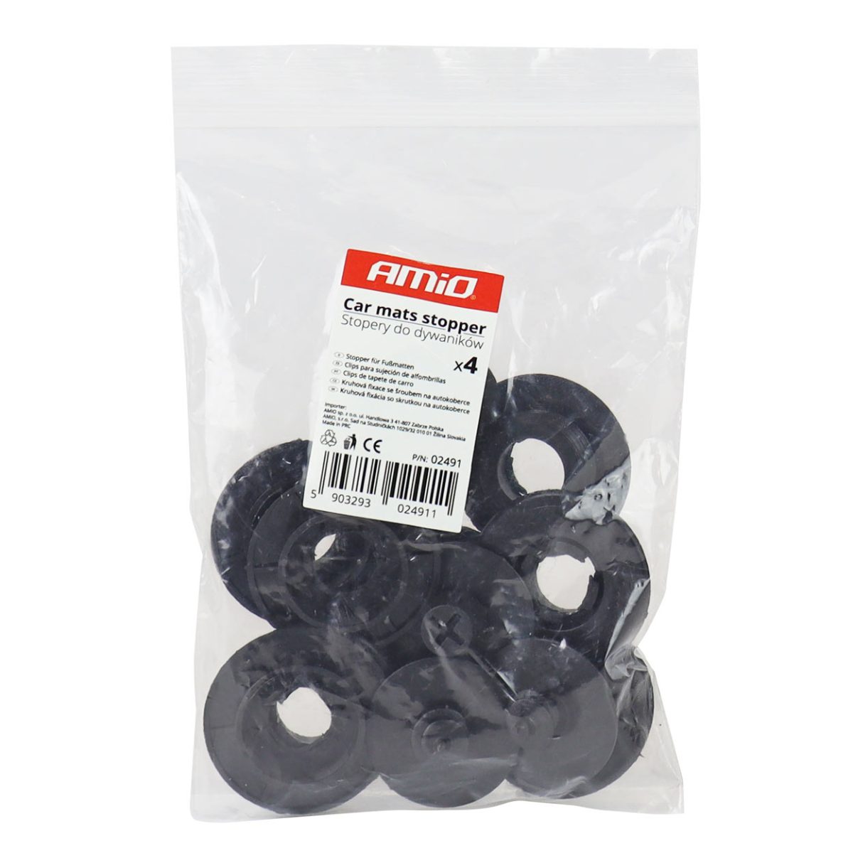 Set 4 Bucati Clipsuri Pentru Fixarea Covoraselor Auto In Podea
