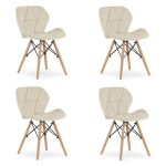 Set 4 scaune stil scandinav