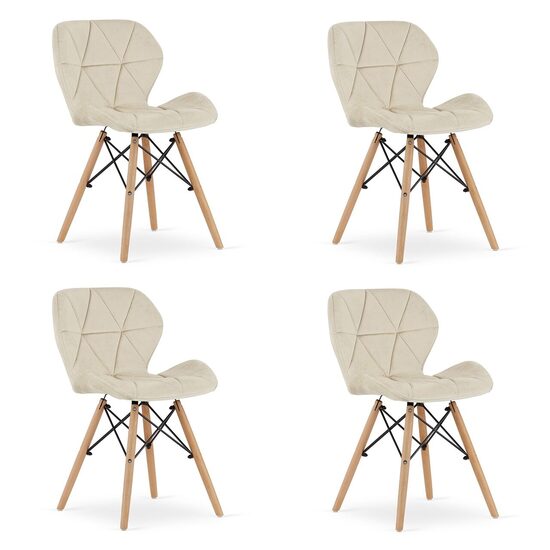 Set 4 scaune stil scandinav