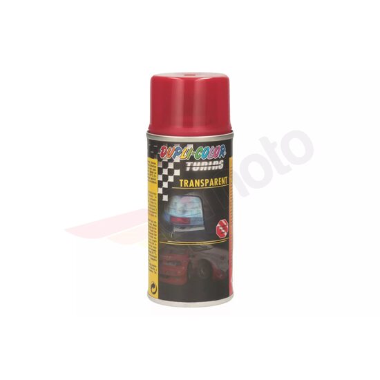 Spray rosu transparent