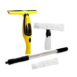 Aspirator de geamuri, electric, stergator/curatator fara fir