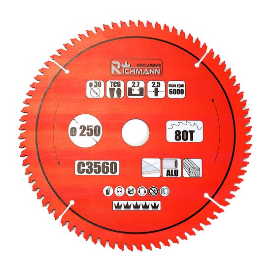 Disc circular vidia pentru aluminiu