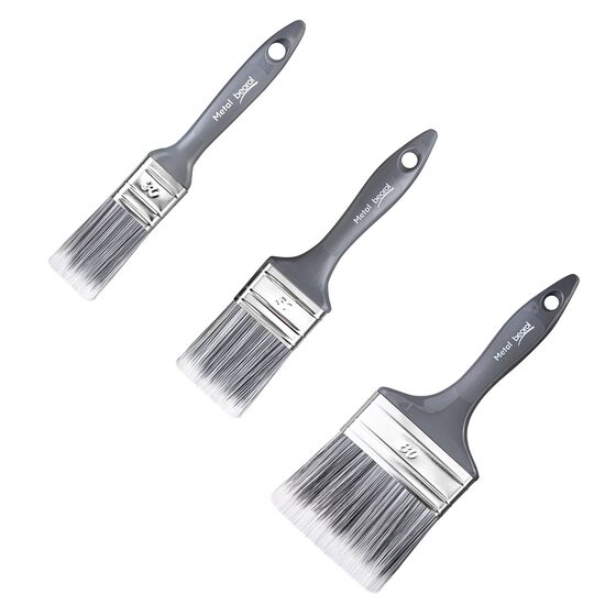 Set 3 pensule vopsele pentru metal