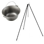 Set ceaun fonta cu trepied metalic