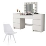 Set masa de toaleta/machiaj Antonia + scaun Mark