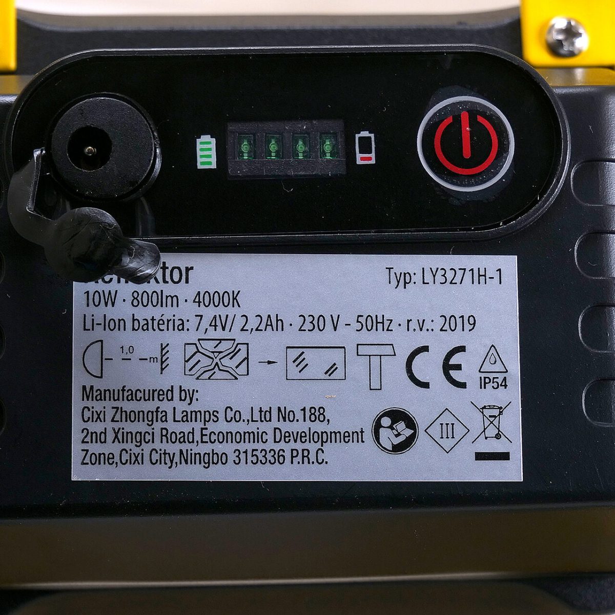 Proiector Lucru, Led Smd, Cu Acumulator Si Maner, 10 W, 800 Lm, Ip54, Strend Pro