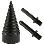 Con despicator lemn pentru bormasina, cu 2 adaptoare, SDS PLUS, 42 mm, Richmann Exclusive - imagine 3