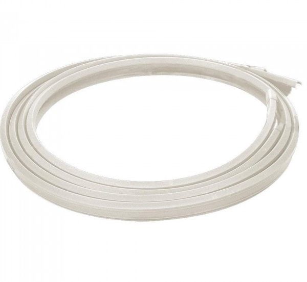 Set protectie jante, calitate Premium, 4 inele din plastic, culoare ALB