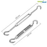 Set montaj Umbrar de Gradina din INOX GB508, 9 piese - imagine 3