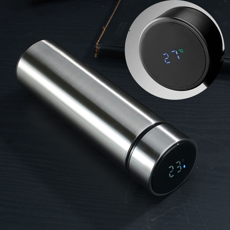 500-2.jpg Recipient Termos SMART CUP LED, 500ml, cu afisaj temperatura - imagine 1