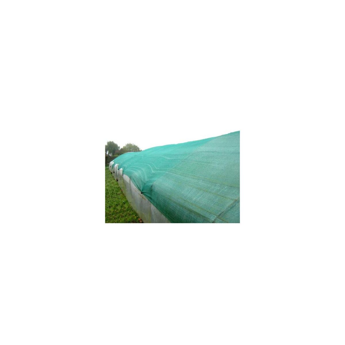 Plasa De Umbrire, Hdpe, 80 G/Mp, Grad De Umbrire 80%, Verde, 50X1.8 M - Imagine 6