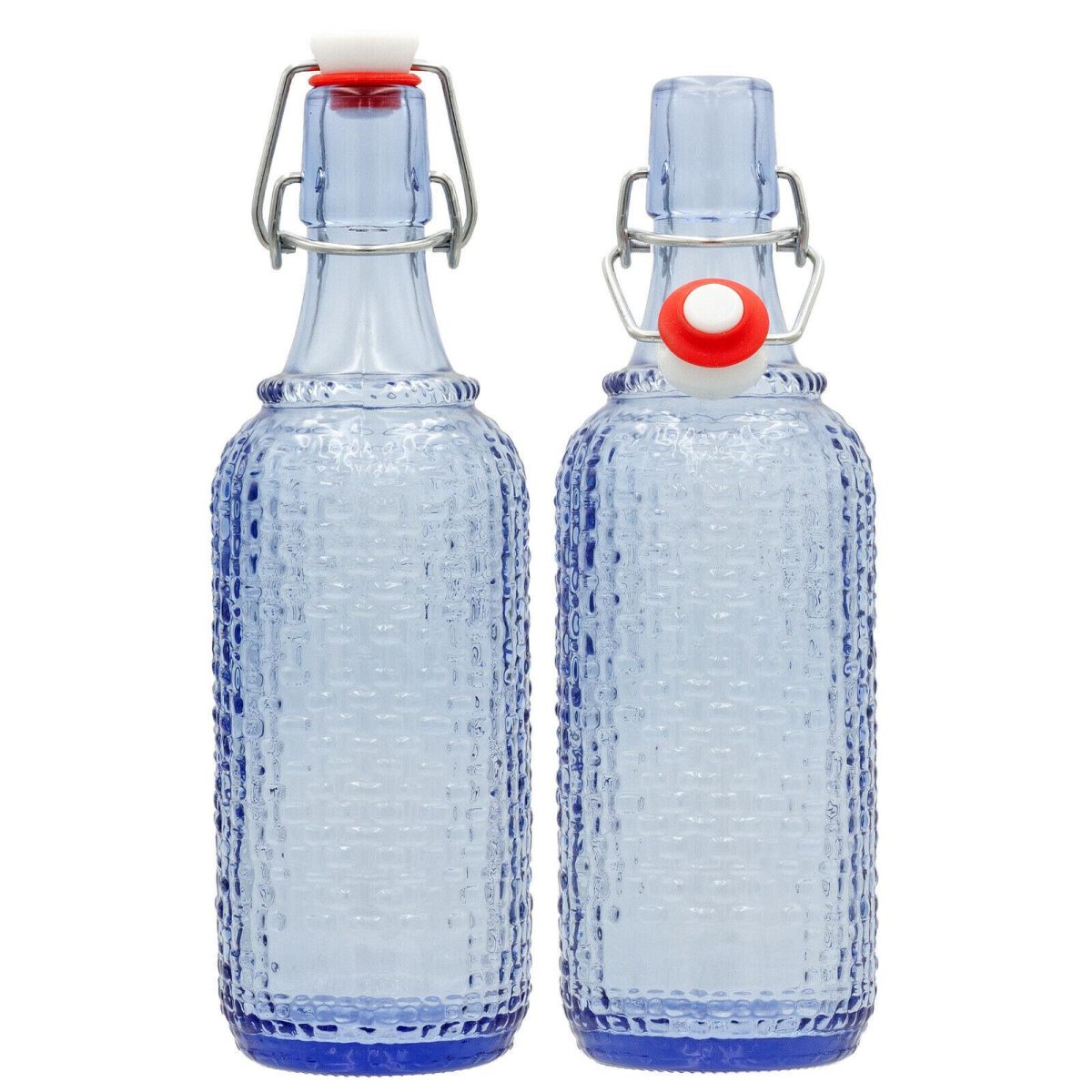 Set 12 Sticle Culoare Albastru Transparent, Volum 0,5L - Imagine 4