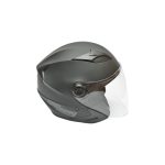 Casca moto tip jet neagra cu viziera transparenta si ochelari de soare marimea XL, model Urban - imagine 4