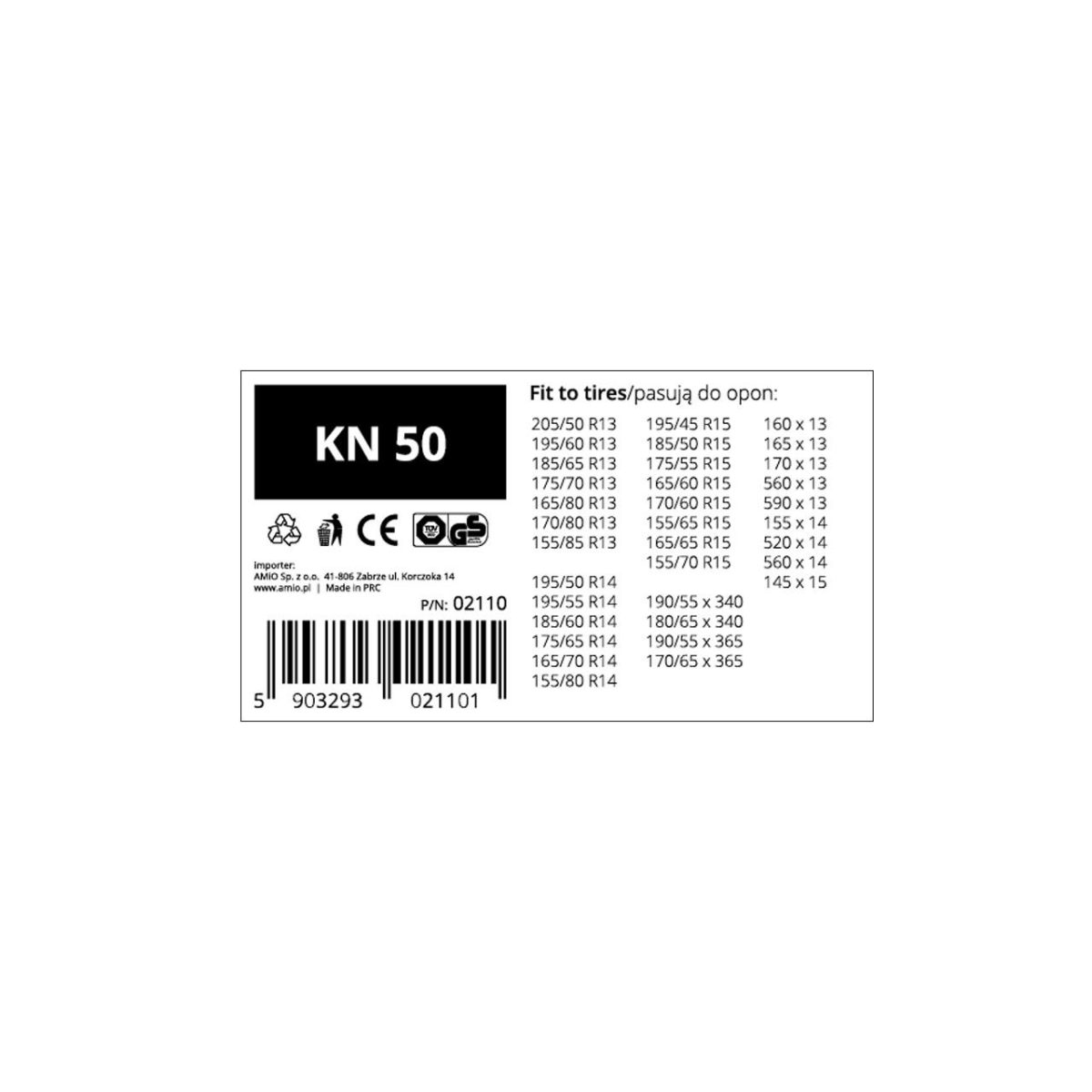Set 2 Lanturi De Zapada Pentru Autoturisme Cu Zale De 12Mm, Kn-120