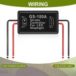 Modul Strobo Flash pentru lampa Stop Frana, alimentare 12V - 24V, auto, moto, camion - imagine 5