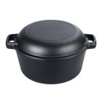 Oala de fonta cu capac