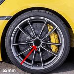 Set 4 capace centrale pentru jante aliaj, diametru 65 mm, culoare negru