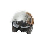 Casca moto tip jet neagra cu viziera transparenta si ochelari de soare, marimea L, model Urban - imagine 5