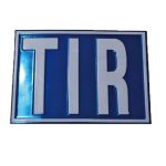 Placuta metalica TIR din otel reliefat