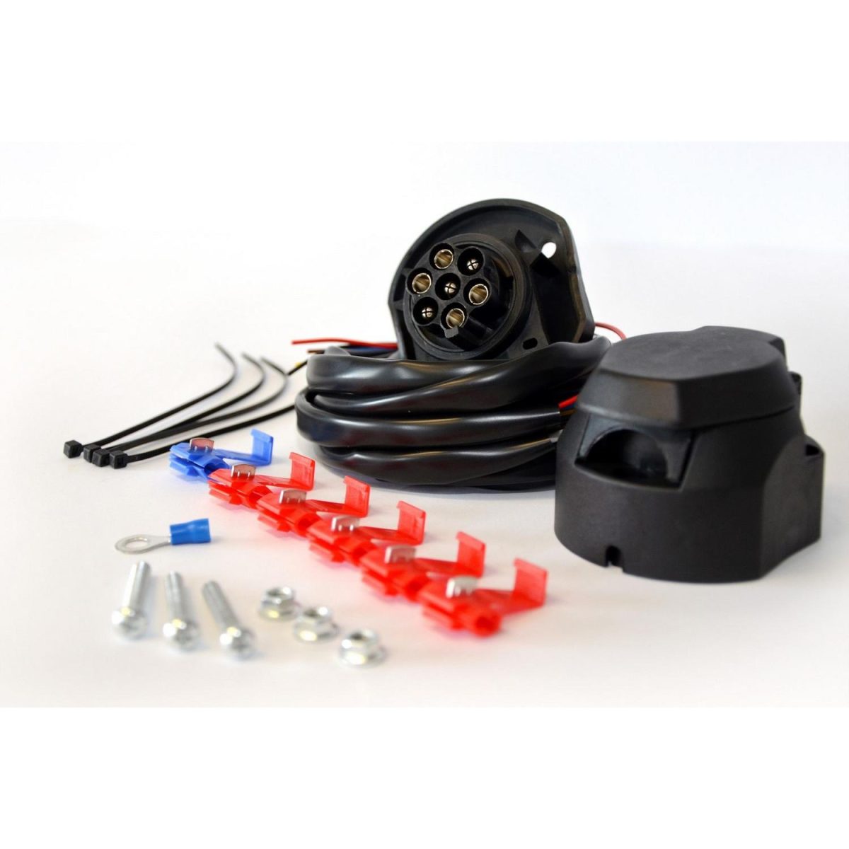 Kit Cablaj Pentru Montaj Carlig Remorca, Priza Cu 7 Pini, Lungime Cablu 1,5M