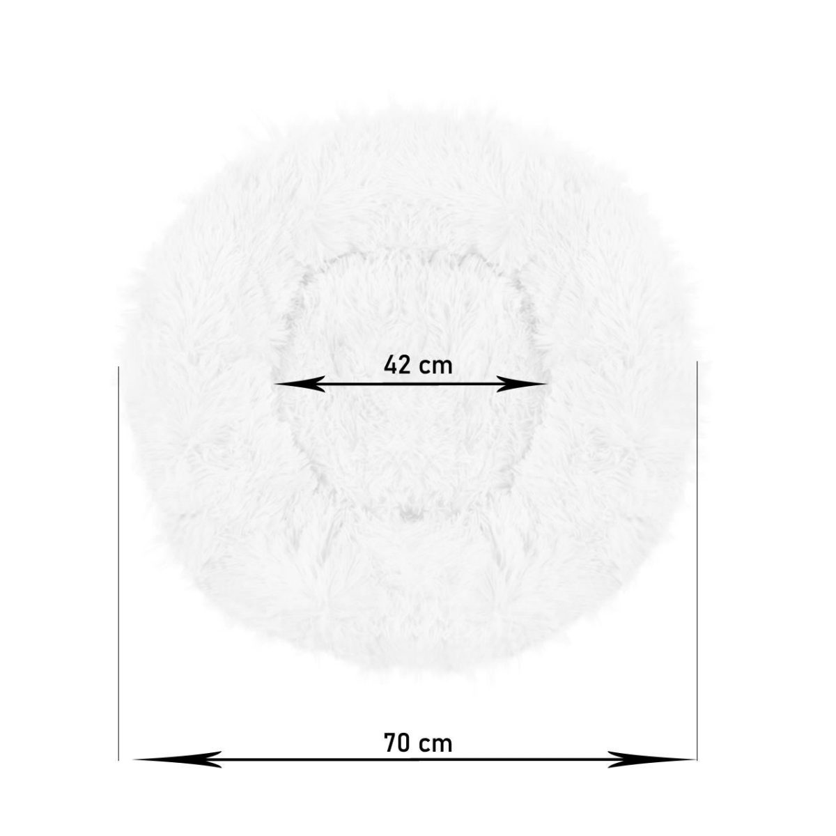 Culcus Moale, Pentru Caine/Pisica, Albastru, 70 Cm