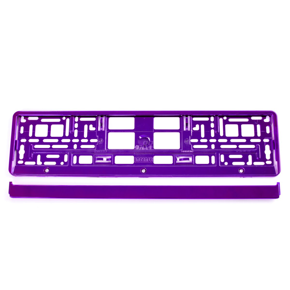 Suport Numar Inmatriculare Din Plastic, Calitate Premium, Culoare Violet