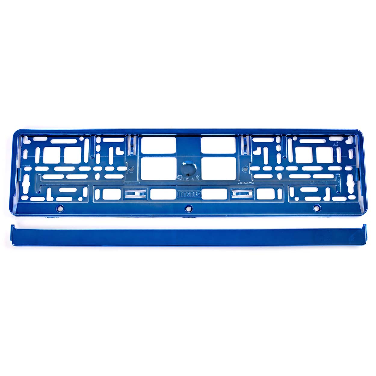 71457_01170n_01-3.jpg Suport numar inmatriculare din plastic, calitate Premium, culoare ALBASTRA - imagine 2