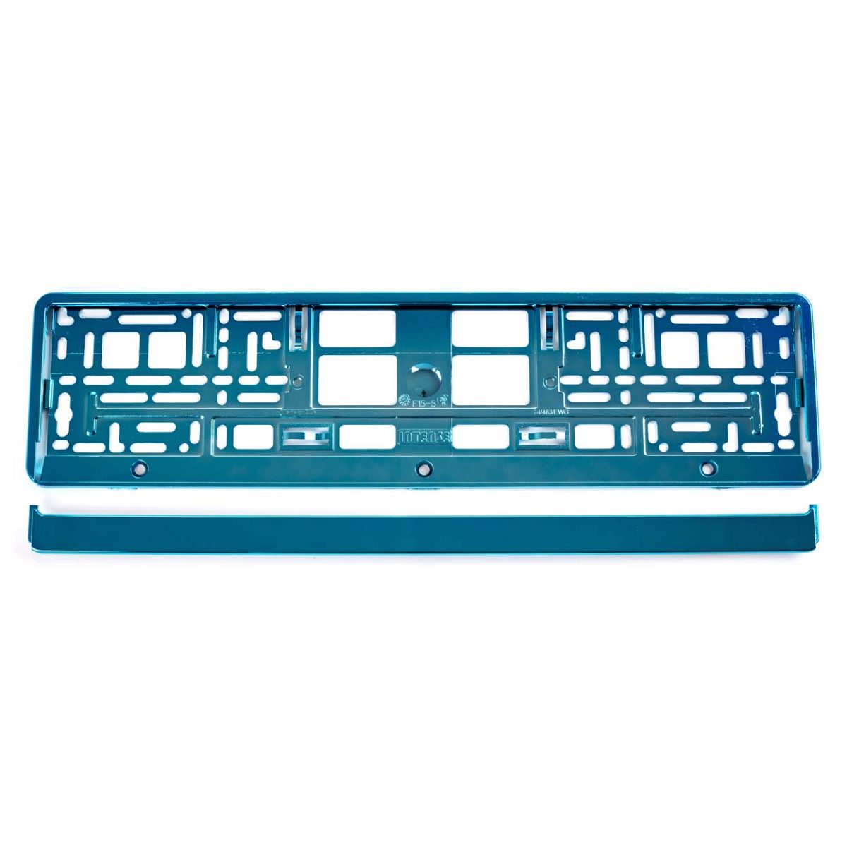 Suport Numar Inmatriculare Din Plastic, Calitate Premium, Culoare Turquoise