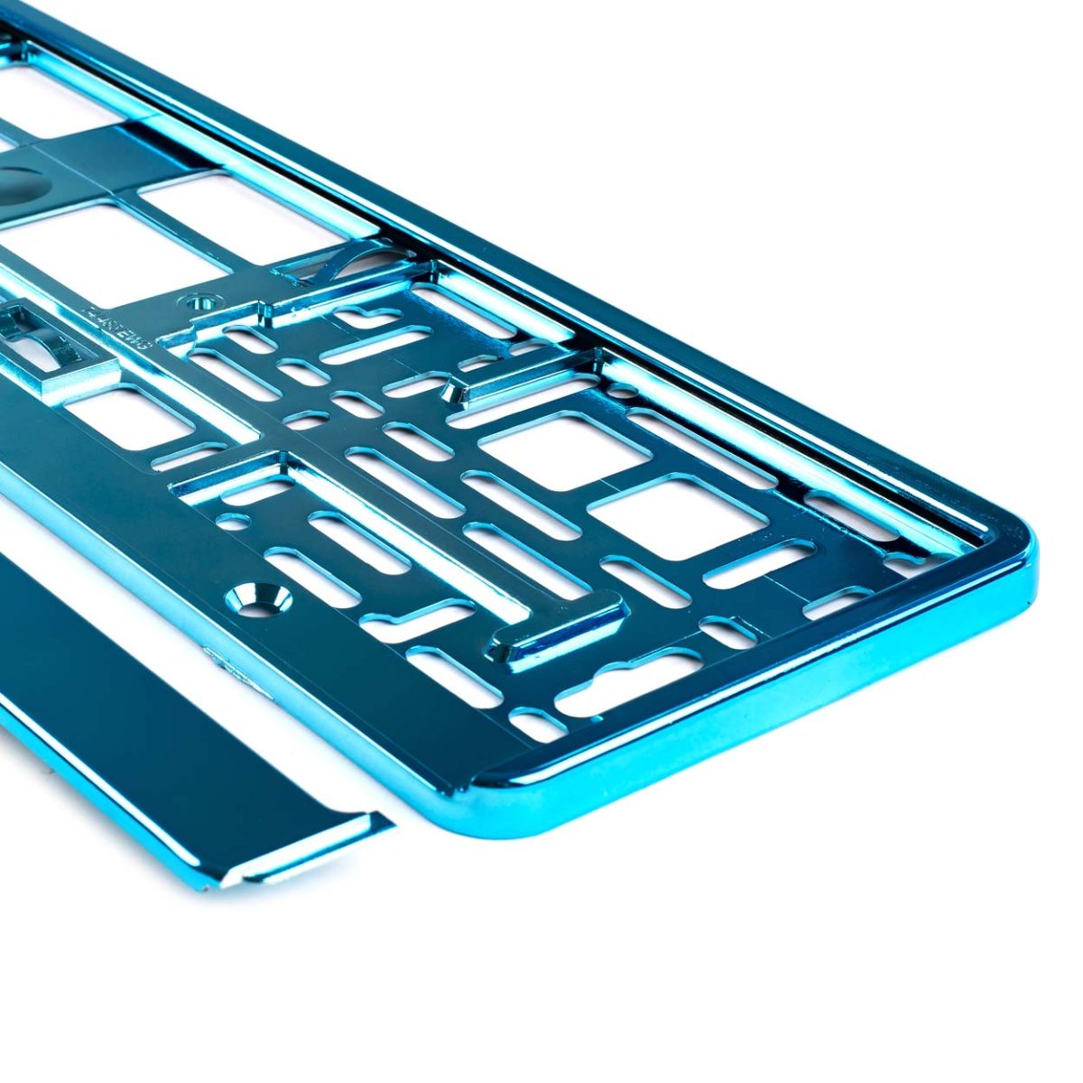 Suport Numar Inmatriculare Din Plastic, Calitate Premium, Culoare Turquoise