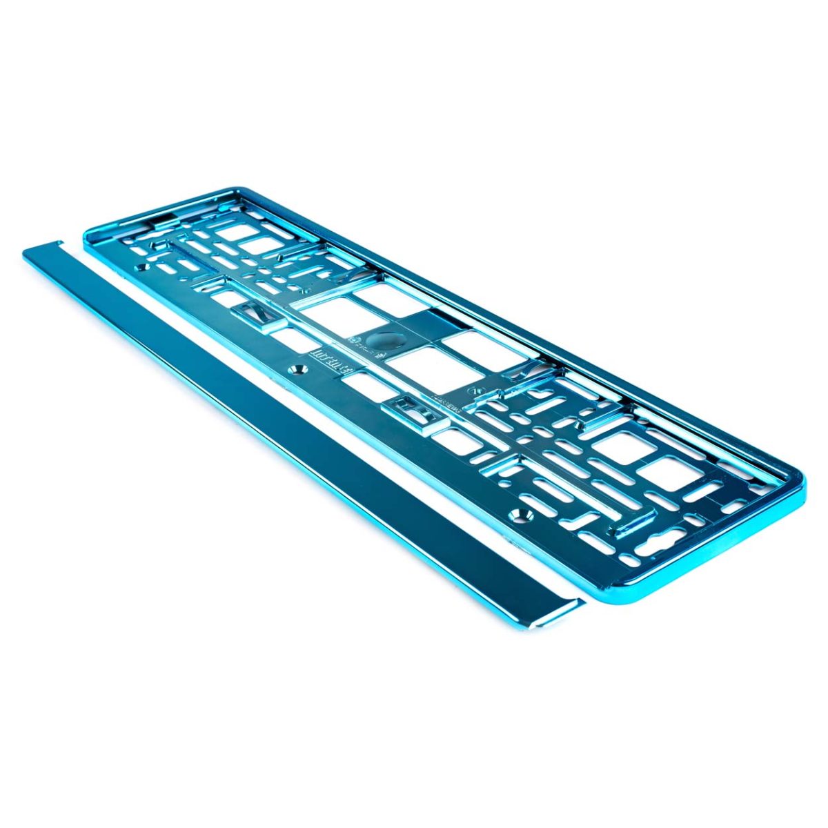 Suport Numar Inmatriculare Din Plastic, Calitate Premium, Culoare Turquoise