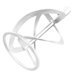 Mixer mortar cu filet, M14, 140 mm, Graphite - imagine 4