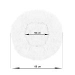 Culcus moale, pentru caine/pisica, cafeniu, 80 cm - imagine 16
