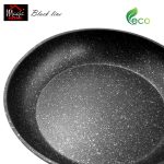 Tigaie clasica, 28 cm, antiaderenta, Black Line, MAGIC HOME