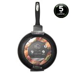 Tigaie clasica, 28 cm, antiaderenta, Black Line, MAGIC HOME