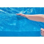 Prelata solara acoperire piscina 366 cm, rotunda, albastra, 356 cm, Bestway FlowClear  - imagine 6