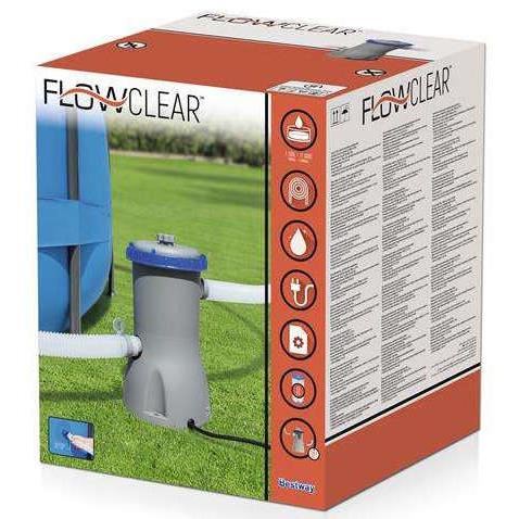 8050190-3_square Pompa filtrare pentru piscina, 3028 l/h, Bestway FlowClear