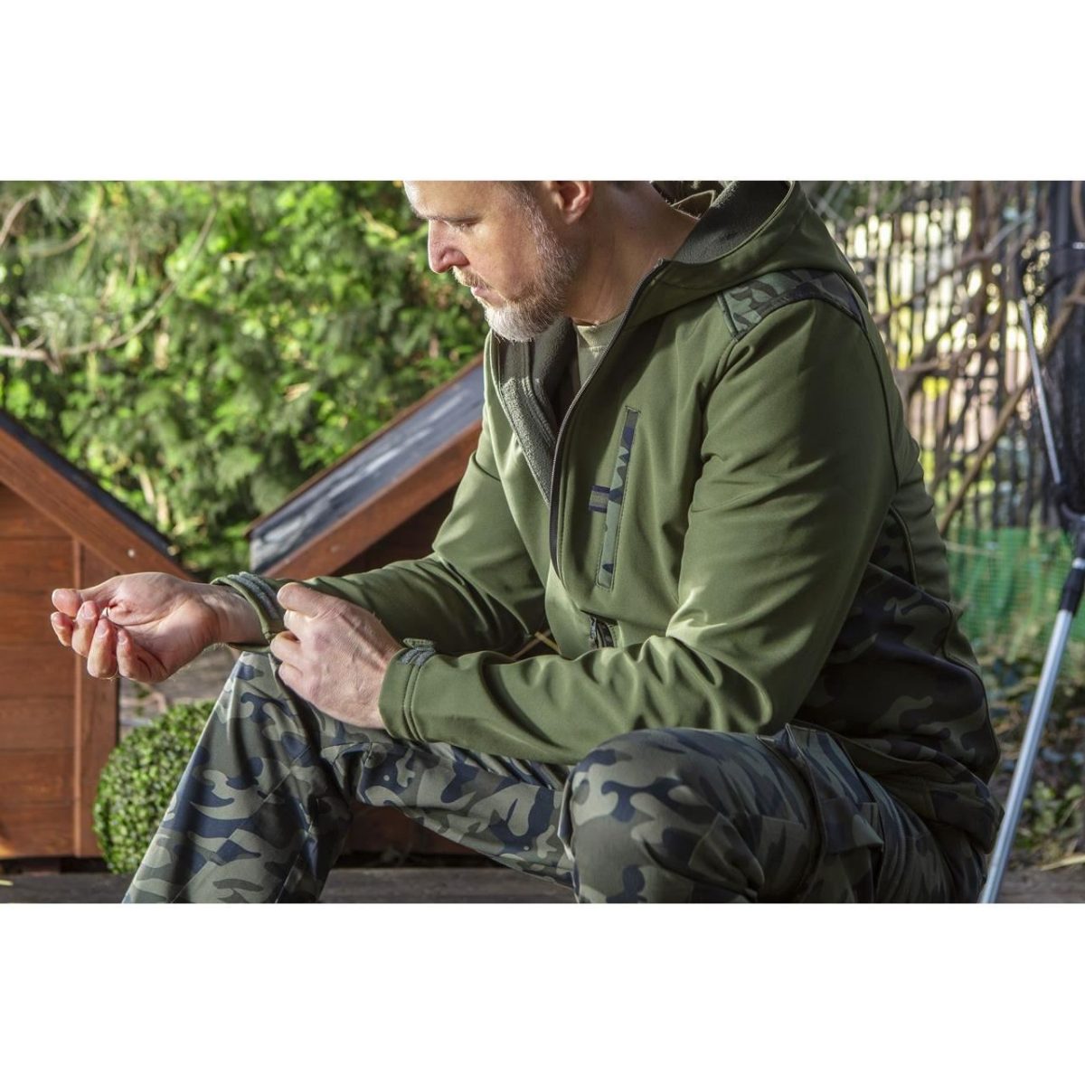 Pantaloni De Lucru Cu Pieptar, Salopeta, Camuflaj, Model Camo, Marimea M/50, Neo