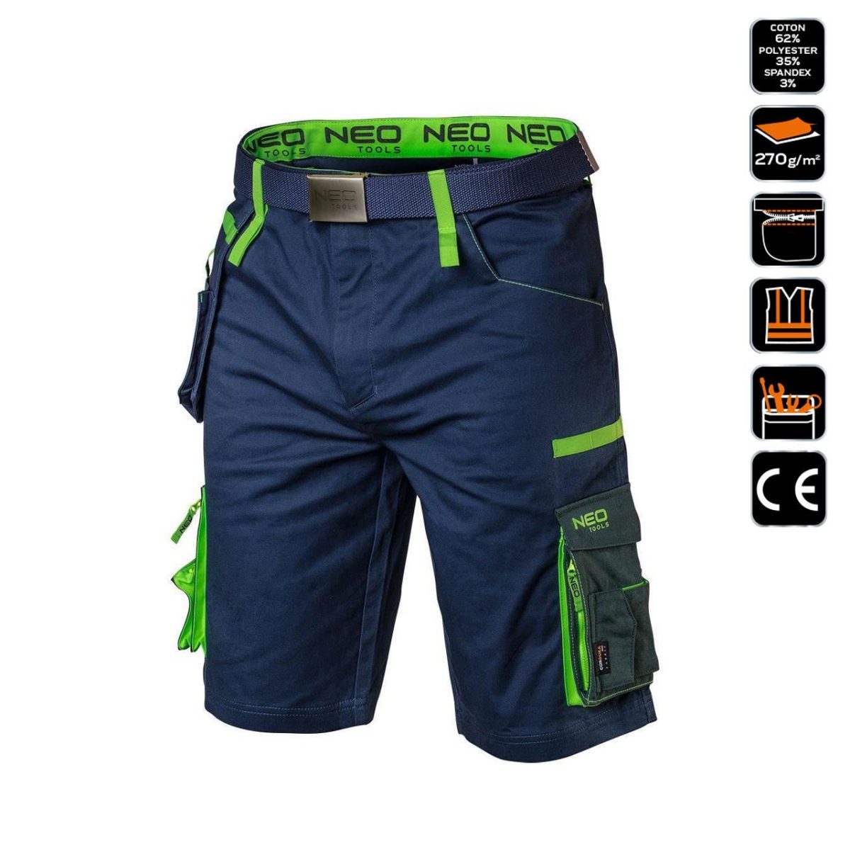 Pantaloni Scurti De Lucru, Model Premium, Marimea Xl/54, Neo