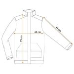 Geaca de lucru, reflectorizanta, galben, impermeabil, model Visibility, marimea XL/56, NEO - imagine 6
