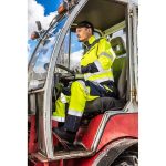 Pantaloni de lucru, reflectorizanti, impermeabili, galben, model Visibility, marimea XL/56, NEO - imagine 3