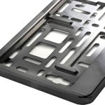 Suport numar inmatriculare din plastic, calitate Premium, culoare GRAFIT