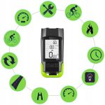 Vitezometru Digital cu lampa Fata + Spate si Claxon, waterproof, pentru bicicleta, model AVX-WT-BK-1718B - imagine 5