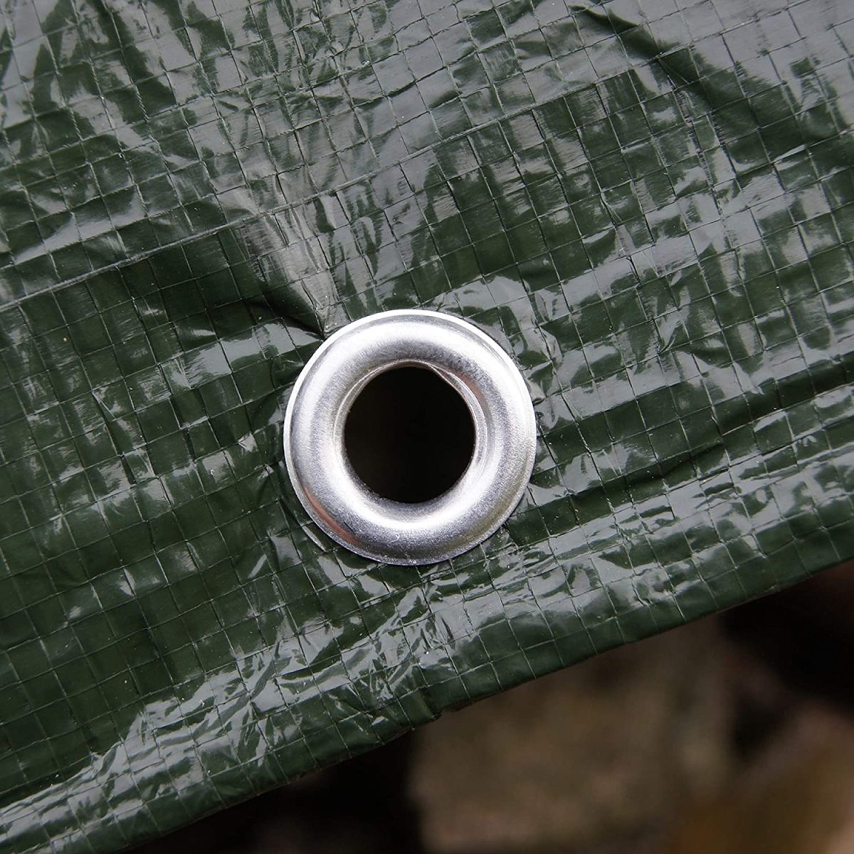 Prelata Impermeabila Cu Ochiuri Metalice De Prindere, Dimensiune 6,0M X 8,0M, Densitate 120G/M2, Culoare Verde