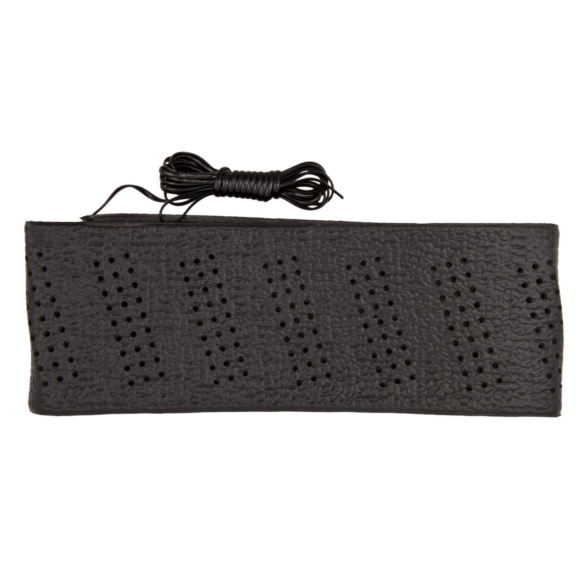 Husa Volan Auto Cu Siret, Marime 37-39Cm, Culoare Neagra